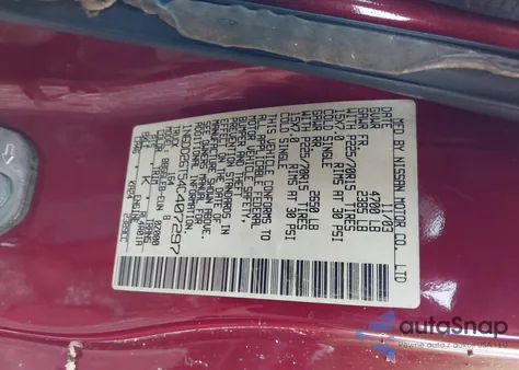 2004 Nissan Frontier Xe from USA, damaged, VIN 1N6DD26T54C407297